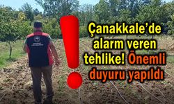 Çanakkale’de alarm veren tehlike (Video)