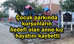 Çocuk parkında kurşunların hedefi oldular