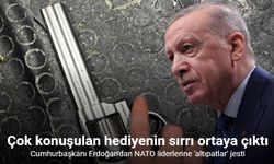 Cumhurbaşkanı Erdoğan’dan NATO liderlerine ’altıpatlar’ jesti (Video)