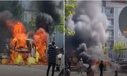 Patlama sesleri paniğe neden oldu (Video)