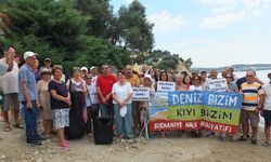 Komşu ilçede vatandaşlar kıyı işgaline tepki gösterdi (Video)