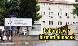 Laboratuvar hizmeti alınacak