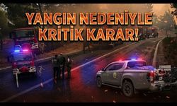 Yangın Nedeniyle Ayvalık Yolu Trafiğe Kapatıldı! (Video)