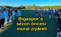 Bigaspor’a sezon öncesi moral ziyareti