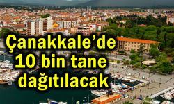 Çanakkale’de 10 bin tane dağıtılacak