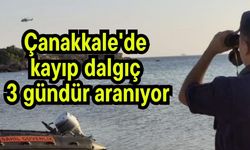 Çanakkale'de kayıp dalgıç 3 gündür aranıyor