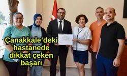 Çanakkale’deki hastanede dikkat çeken başarı