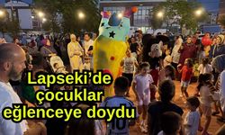 Lapseki’de çocuklar eğlenceye doydu