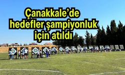 Çanakkale’de hedefler şampiyonluk için atıldı