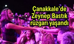 Çanakkale’de Zeynep Bastık rüzgarı yaşandı