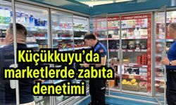Küçükkuyu’da marketlerde zabıta denetimi