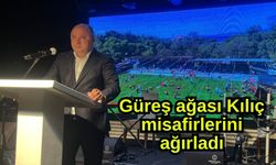 Güreş ağası Kılıç, misafirlerini ağırladı