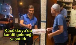 Küçükkuyu’da kandil geleneği yaşatıldı