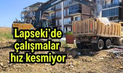 Lapseki’de çalışmalar hız kesmiyor