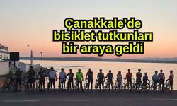 Çanakkale’de bisiklet tutkunları bir araya geldi