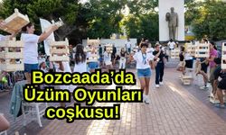 Bozcaada’da Üzüm Oyunları coşkusu!