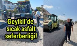 Geyikli’de sıcak asfalt seferberliği!