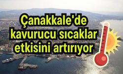 Çanakkale'de kavurucu sıcaklar etkisini artırıyor!