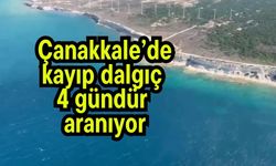 Çanakkale’de kayıp dalgıç 4 gündür aranıyor (Video)