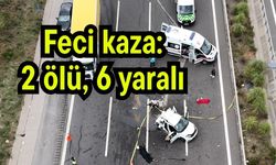 Feci kaza: 2 ölü, 6 yaralı