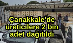 Çanakkale’de üreticilere 2 bin adet dağıtıldı