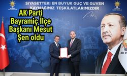 AK Parti Bayramiç İlçe Başkanı Mesut Şen oldu