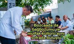 Bozcaada’da bağbozumu ve mutfak kültürü aynı sofrada buluştu