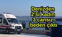 Denizden 2'si kadın 3 cansız beden çıktı