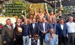 Tarihi Çardak Yağlı Güreşlerinde altın kemer sahibini buldu