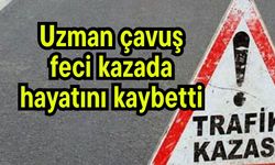 Uzman çavuş feci kazada hayatını kaybetti