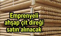 Emprenyeli ahşap çit direği satın alınacak
