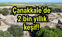 Çanakkale’de 2 bin yıllık keşif! (Video)