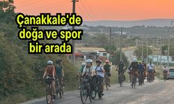 Çanakkale'de doğa ve spor bir arada
