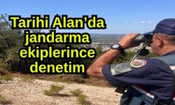 Tarihi Alan’da jandarma ekiplerince denetim