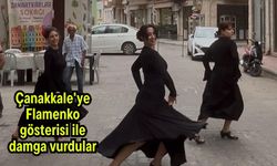 Çanakkale'ye Flamenko gösterisi ile damga vurdular