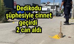 Dedikodu şüphesiyle cinnet geçirdi 2 can aldı