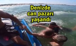 Denizde can pazarı yaşandı (Video)