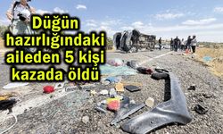 Düğün hazırlığındaki aileden 5 kişi kazada öldü (Video)