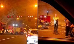 Tünelde feci kaza: 3 ölü, 1 ağır yaralı (Video)