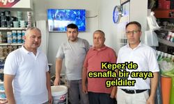 Kepez’de esnafla bir araya geldiler