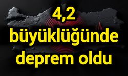 4,2 büyüklüğünde deprem