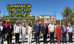 Çanakkale’de CHP’nin 103. Kuruluş Yıl Dönümü kutlandı