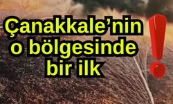 Çanakkale’nin o bölgesinde bir ilk!