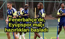 Fenerbahçe'de, Eyüpspor maçı hazırlıkları başladı