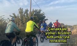 Çanakkale yolları bisiklet tutkunlarıyla renklendi