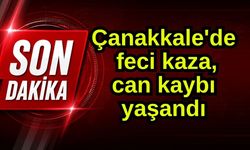 Çanakkale'de feci kaza can kaybı yaşandı