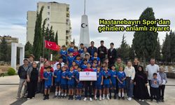 Hastanebayırı Spor’dan şehitlere anlamlı ziyaret (Video)