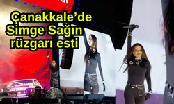 Çanakkale'de Simge Sağın rüzgarı esti (Video)