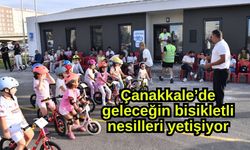Çanakkale’de geleceğin bisikletli nesilleri yetişiyor