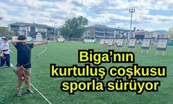 Biga’nın kurtuluş coşkusu sporla sürüyor